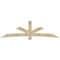 Ekena Millwork Alberta Rough Sawn Timber Gable Bracket, Douglas Fir, 108"W x 31 1/2"H x 2"D x 6"F, 7/12 Pitch GBW108X31X0206ALB00RDF - alternate 1